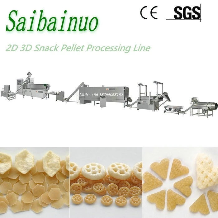 3D Snack Pellet Single Screw Extruder