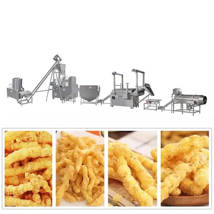 Kurkure Chips Whole Process Extruder Machine
